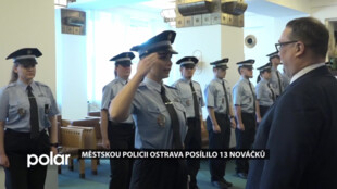 Městskou policii posílili nováčci. Slib složili před primátorem Ostravy