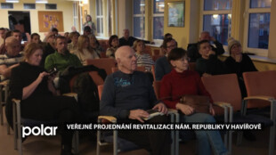 Občané Havířova zaplnili knihovnu při veřejném projednání revitalizace náměstí Republiky