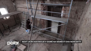 Nový Jičín dostavuje v historickém domě na náměstí dva nové byty