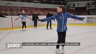 V Karviné jsou kurzy krasobruslení pro dospělé, hlásí se sportovci i rodiče