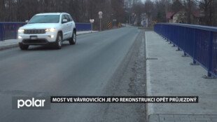 Řidičům se ulevilo, most v Opavě-Vávrovicích je po rekonstrukci opět průjezdný