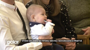 Frýdek-Místek pravidelně vítá občánky, je jich stále více