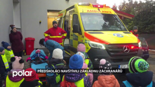 Frýdlanští předškoláci navštívili základnu zdravotnických záchranářů