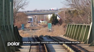 Povodní poničená trať z Opavy do Hlučína by se měla začít opravovat ještě letos