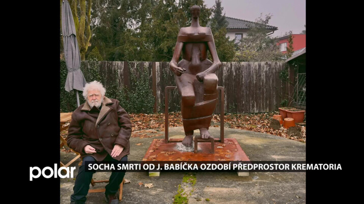 Do Ostravy se vrátí Smrt. Socha Jiřího Babíčka ozdobí předprostor krematoria