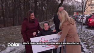 Srdce pro Porubu pomohlo Karin s rehabilitacemi. Vybralo se 128 400 Kč