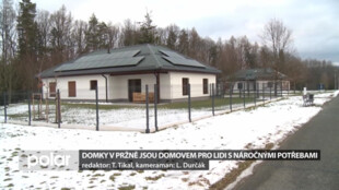 MS kraj postavil dva nové domky v areálu organizace Náš svět