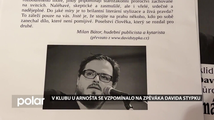 Písně Davida Stypky žijí i pět let po jeho odchodu