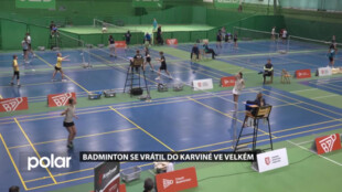Velký návrat badmintonu do Karviné doprovázela špička hráčů z celé České republiky