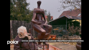 Do Ostravy se vrátí Smrt. Socha Jiřího Babíčka ozdobí předprostor krematoria