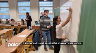 Žáci v Horní Suché se učí řešit konflikty bez hádek