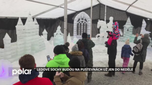 Pohádkové ledové sochy budou na Pustevnách k vidění už jen do neděle