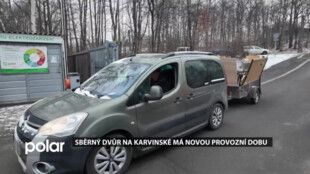 Sběrný dvůr na Karvinské má novou provozní dobu