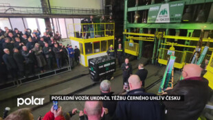 Těžba černého uhlí v ČR skončila, z Dolu ČSM byl vyvezen poslední vozík