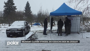 18letý mladík vyhodil do povětří výdejní box na zásilky v Hnojníku