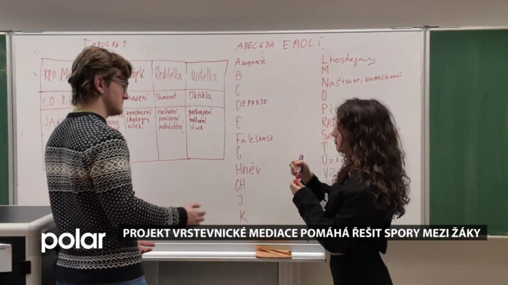 Projekt vrstevnické mediace pomáhá řešit spory mezi žáky