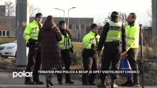 Tématem pro městskou policii a BESIP je opět viditelnost chodců, preventivní akce měli i na Slezské