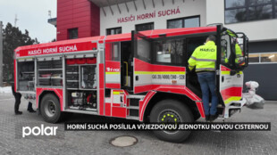 Horní Suchá posílila výjezdovou jednotku novou cisternou