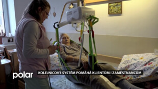 Nový kolejnicový systém usnadní v Domově pro seniory v Antošovicích péči o klienty s omezenou pohyblivostí