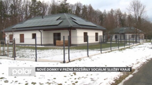 Nové domky v Pržně rozšířily sociální služby kraje