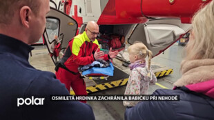 Osmiletá Štěpánka zachránila babičku při dopravní nehodě, dočkala se ocenění