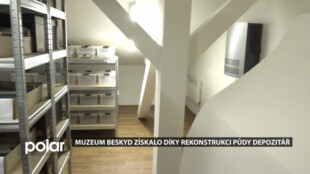 Muzeum Beskyd získalo díky rekonstrukci půdy nový depozitář, své místo tady našla mykologická a geologická sbírka