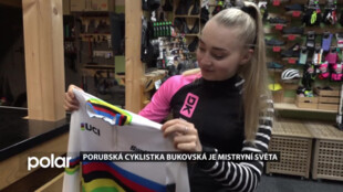 Porubská cyklistka Bukovská je mistryní světa. Je první českou šampionkou v historii