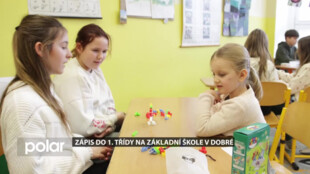 Budoucí prvňáčci poprvé zasedli do školních lavic v Dobré