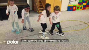 Děti z MŠ Čajkovička v Karviné zažily atmosféru i sporty jako na zimní olympiádě
