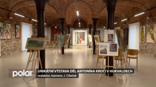 Unikátní pietní výstava obrazů Antonína Kroči v Hukvaldech