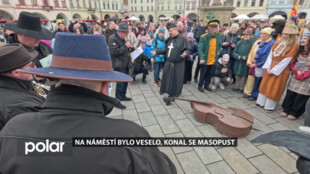 Na náměstí bylo veselo, konal se masopust