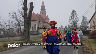 Oderské Tošovice ovládly oslavy masopustu, tradici tu udržují osm dekád