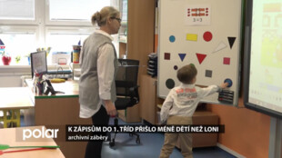 K zápisům do 1. tříd přišlo méně dětí než v loňském roce