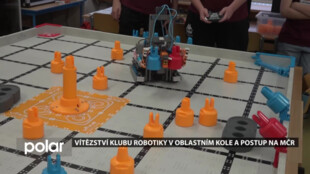 Krajské vítězství bruntálského klubu robotiky a jeho postup na MČR