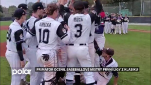 Primátor Frýdku-Místku přijal vítězný baseballový tým z Klasiku