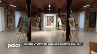 Unikátní pietní výstava obrazů Antonína Kroči v Hukvaldech