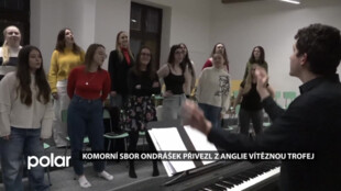 Komorní sbor Ondrášek přivezl z Anglie vítěznou trofej