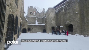 Hrad Hukvaldy nabízí mimořádné komentované prohlídky i v zimě
