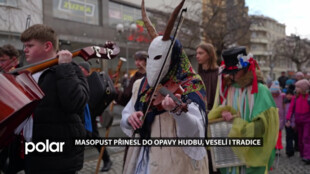 Opava si užila tradiční masopust plný masek, veselí, tance a zabijačkových specialit