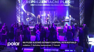 Reprezentační ples Slezské se konal v Trojhalí. Hostem večera byl Petr Kotvald