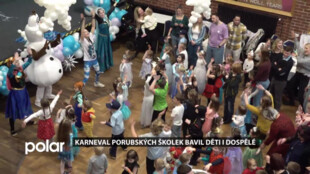 Karneval porubských školek bavil děti i dospělé. Letos v duchu Ledového království