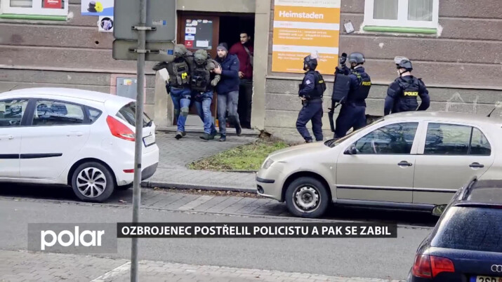 Nebezpečný ozbrojenec v Havířově postřelil policistu a pak se zabil