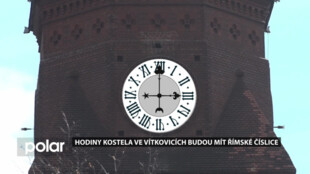 Vítkovice chystají opravu kostelních hodin