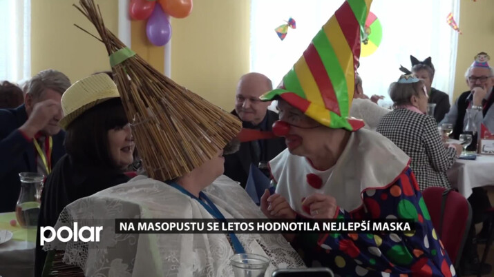 Slezskoostravští senioři oslavili masopust, letos taky hodnotili nejlepší masku