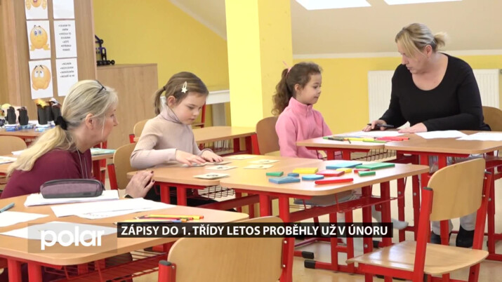 Zápisy do 1. třídy letos proběhly už v únoru