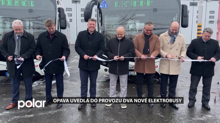 Opava má dva nové elektrobusy. Do konce léta jich přibude dalších šest