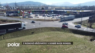 V Dobré se začal stavět nový rondel, který má zabránit tragickým nehodám v rušné křižovatce