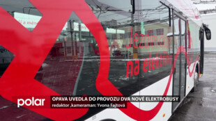 Tiché, bez emisí a s dětskými obrázky na zádi. Do ulic Opavy vyjely dva nové elektrobusy