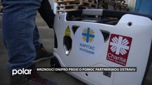 Mrznoucí Dnipro prosí o pomoc partnerskou Ostravu. Město s diecézní charitou pořádá sbírku