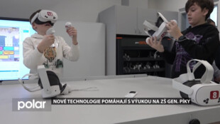 Na základní škole Gen. Píky pracují s novými, moderními technologiemi. Mezi nimi je i robot